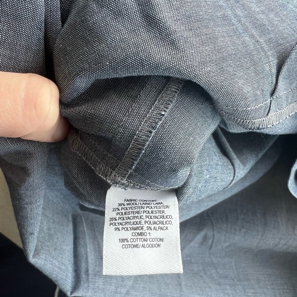 Derek Lam 10 Crosby Cashmere Wool Blend Tank in Blue, Size 4 - Picture 11 of 11